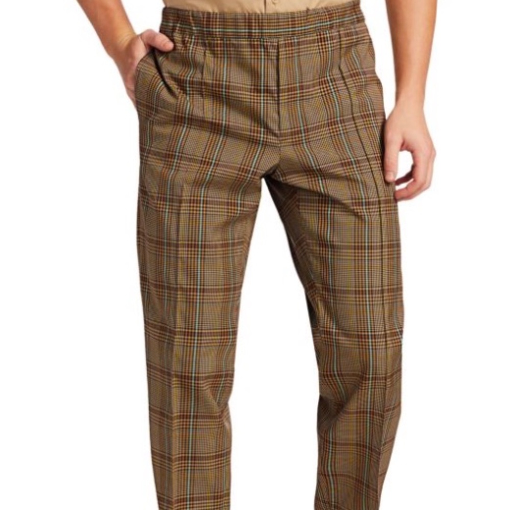 Helmut Lang plaid pant